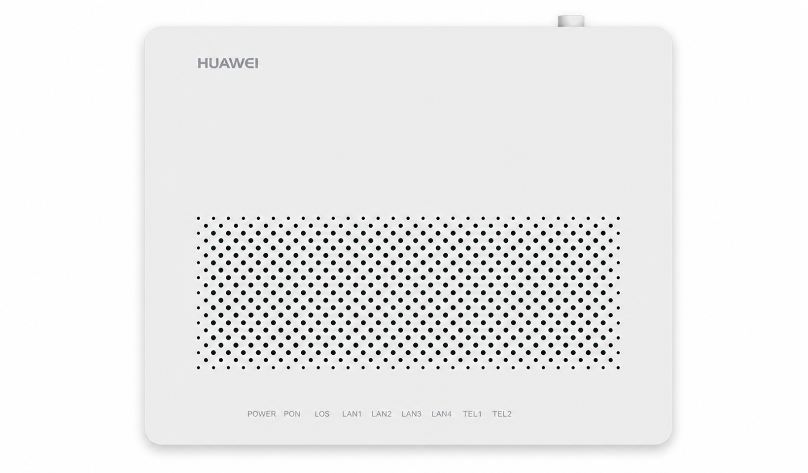Huawei fibre box with Power, PON, LOS and LAN lights